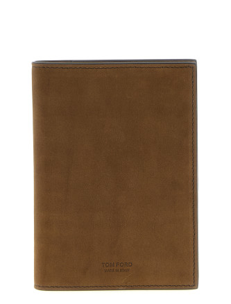 Nubuck leather passport holder