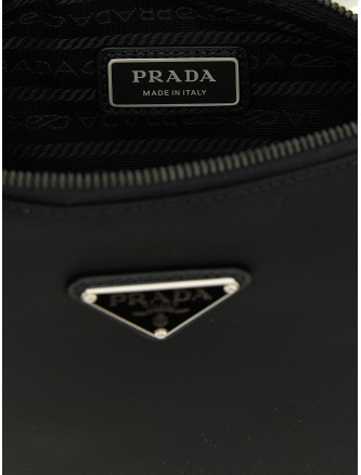 Logo nylon crossbody bag #