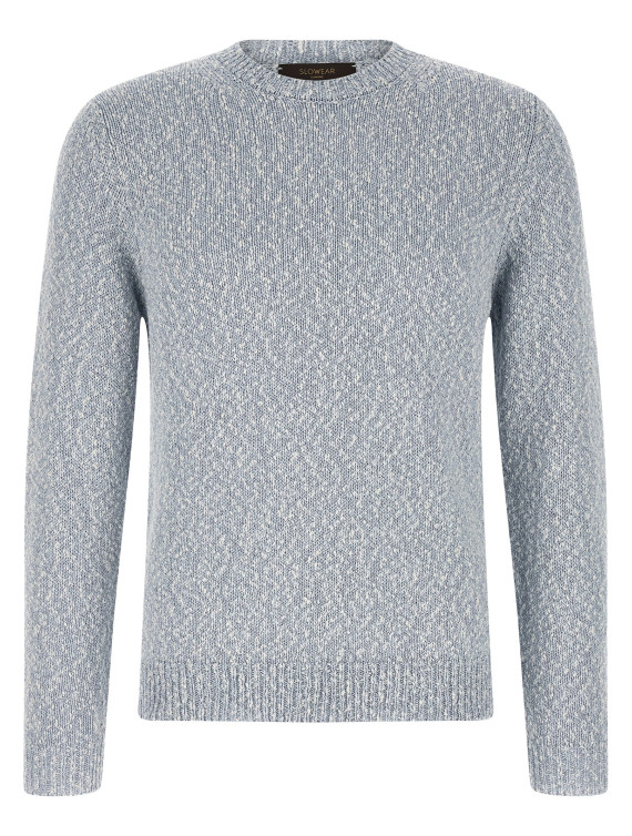 Two-tone yarn sweater #1