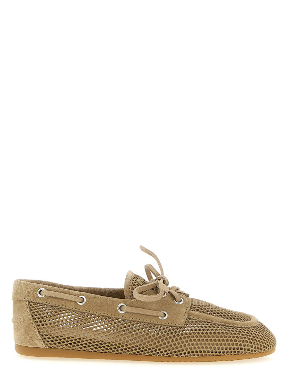 Mesh and suede boat shoe #1