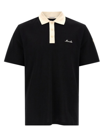 Logo embroidery polo shirt
