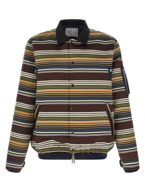 'Horizontal Stripe' blouson #1