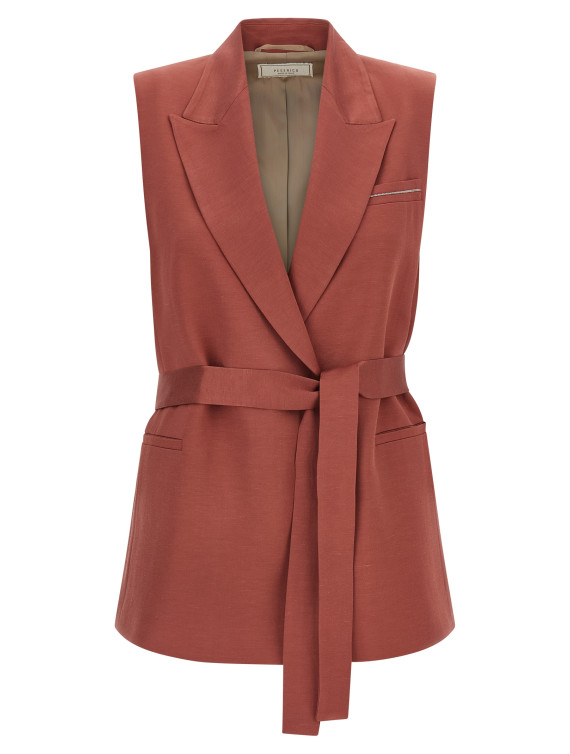 Linen viscose vest #1