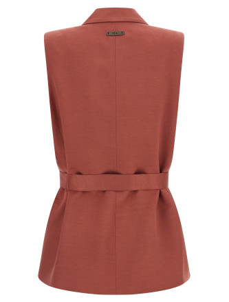 Linen viscose vest #