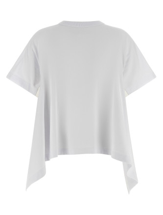 Denim insert t-shirt #