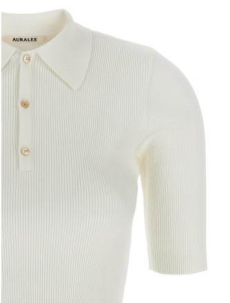 Ribbed polo shirt #
