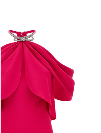 Rhinestone bow dress #