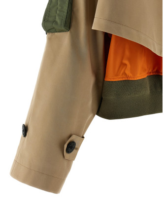 Double layer trench coat #