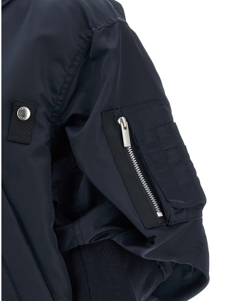 3/4 sleeve bomber jacket #