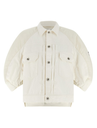 Hybrid bomber jacket