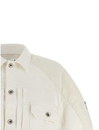 Hybrid bomber jacket #