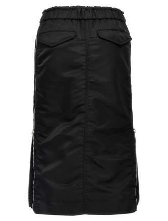 Pleated insert skirt #