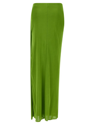 Shiny viscose skirt #