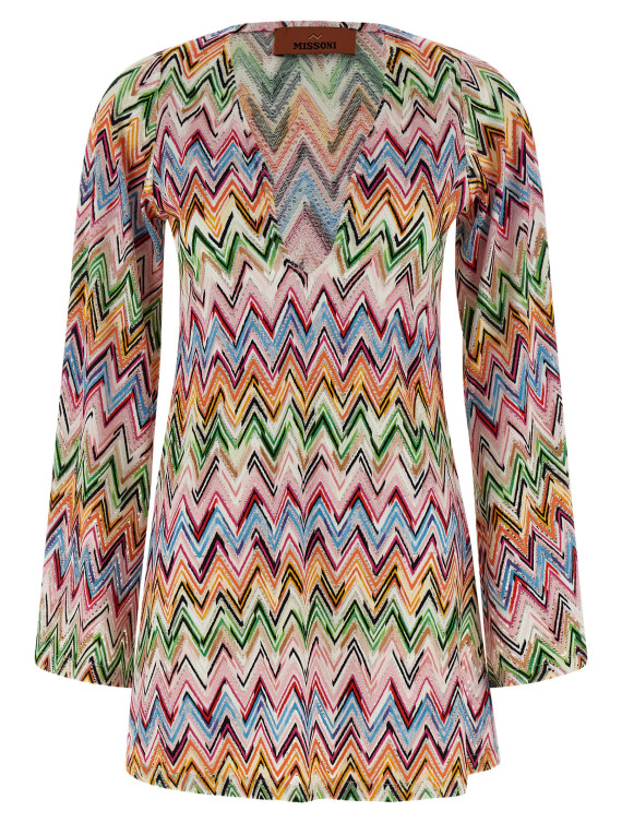 Zig zag embroidery dress #1