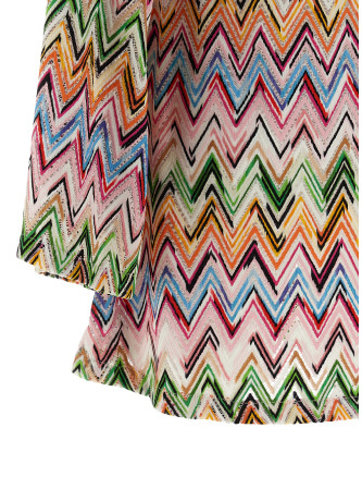 Zig zag embroidery dress #