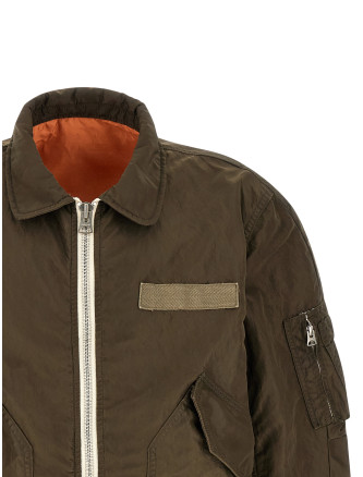 Crumpled nylon jacket #