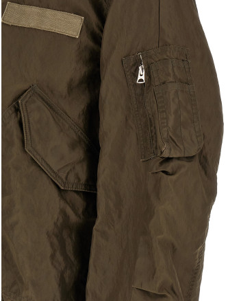 Crumpled nylon jacket #