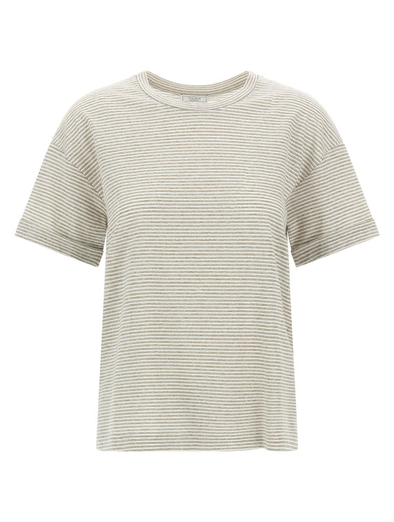 Lamé stripes t-shirt #1