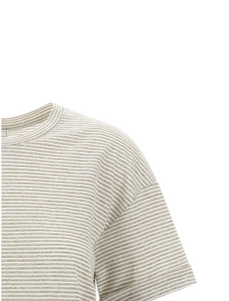 Lamé stripes t-shirt #
