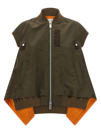 Asymmetrical hem vest