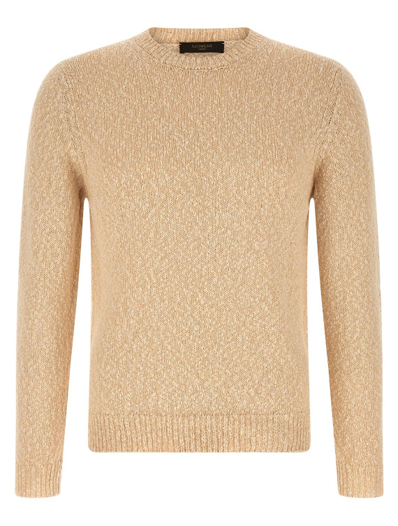 Two-tone yarn sweater #1