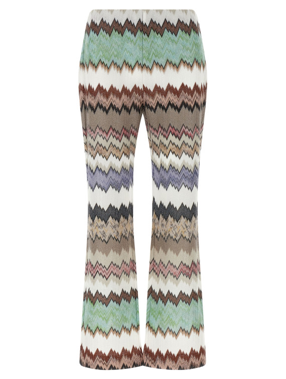 Lamé snake viscose pants #1