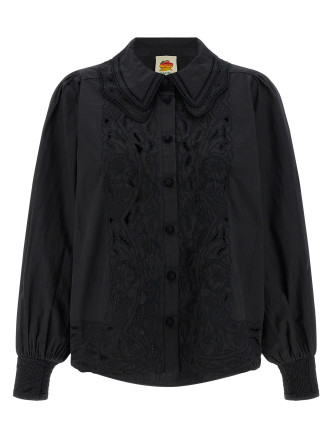 'Black embroidered' shirt