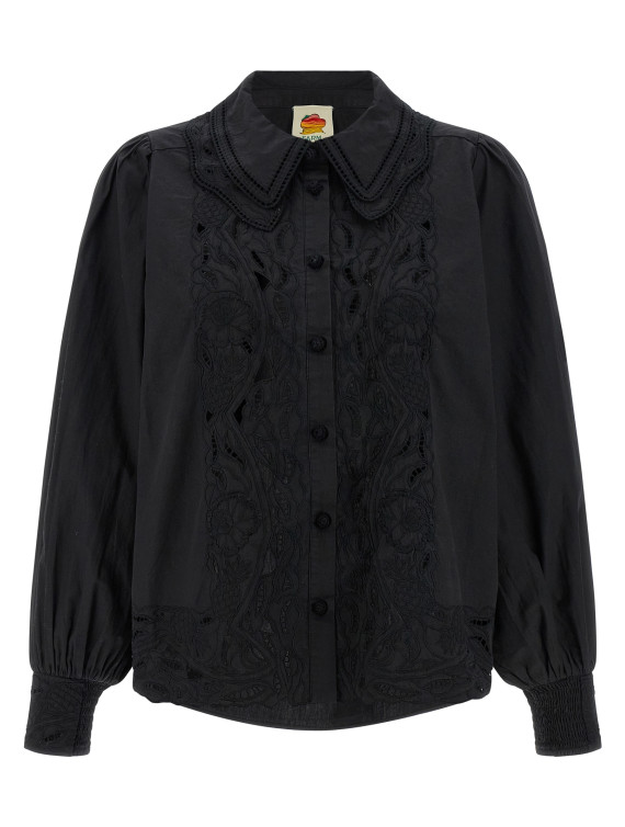 'Black embroidered' shirt #1