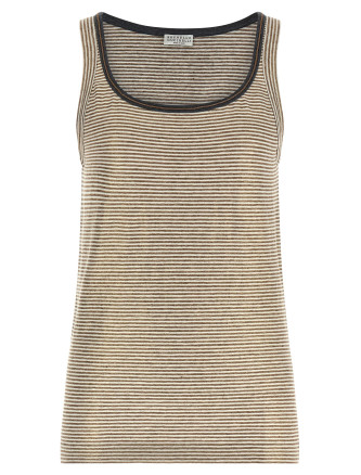 'Shiny Collar Detail' top