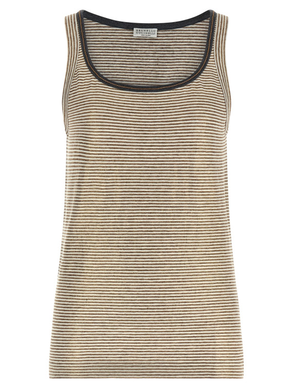 'Shiny Collar Detail' top #1