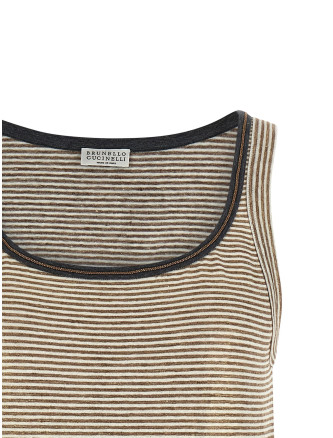 'Shiny Collar Detail' top #