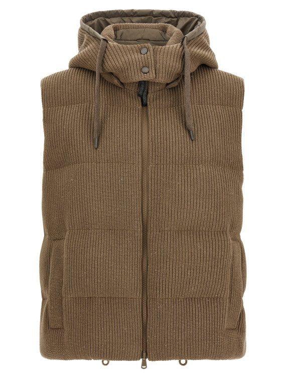 Sleeveless down jacket #1