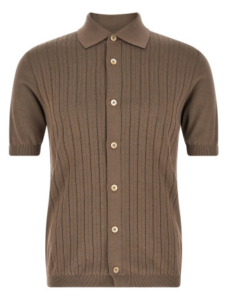 Operated ribbed shirt