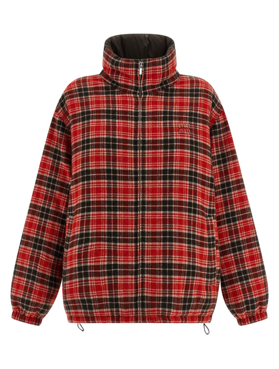 Reversible front logo down jacket #1