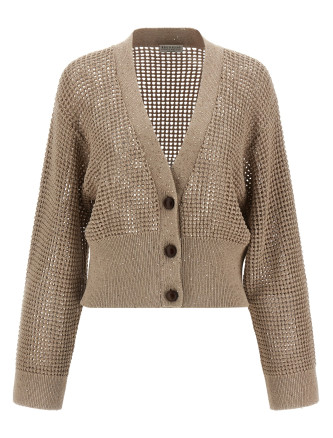 Cadrigan sequin mesh