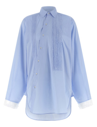 'Crazy smoking plissée' shirt