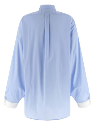 'Crazy smoking plissée' shirt #