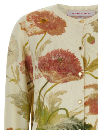 Floral print cardigan #