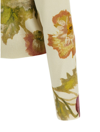 Floral print cardigan #