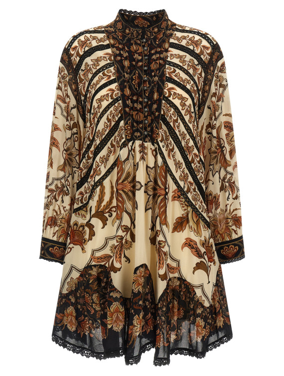 'Majestic garden sand' dress #1
