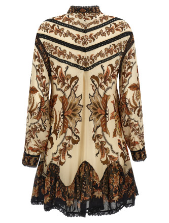 'Majestic garden sand' dress #