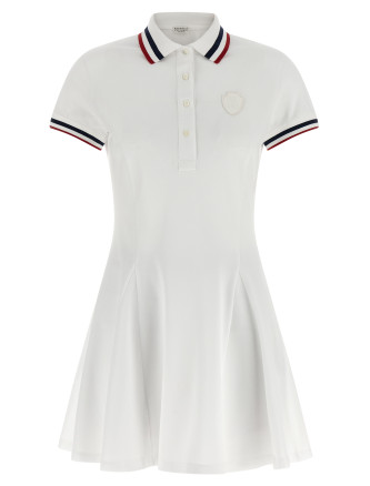 Logo embroidery tennis dress