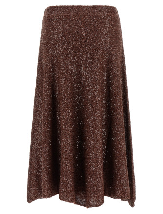 Micro-sequin skirt #