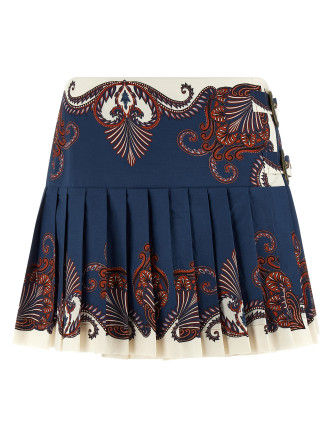 'Blue Arabesque' skirt