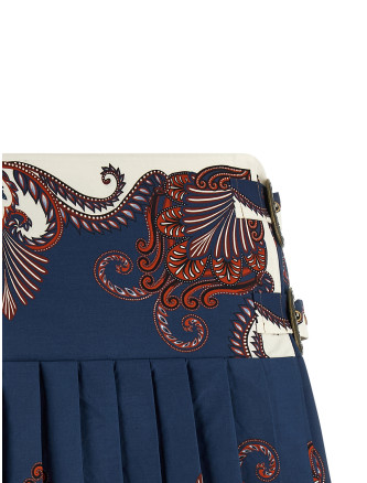 'Blue Arabesque' skirt #