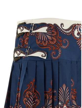 'Blue Arabesque' skirt #