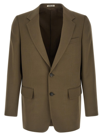 Gabardine blazer jacket
