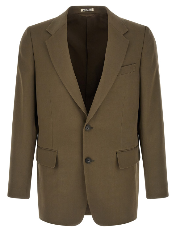 Gabardine blazer jacket #1