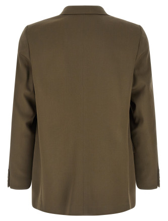 Gabardine blazer jacket #