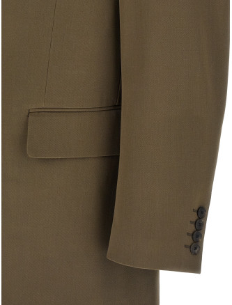 Gabardine blazer jacket #